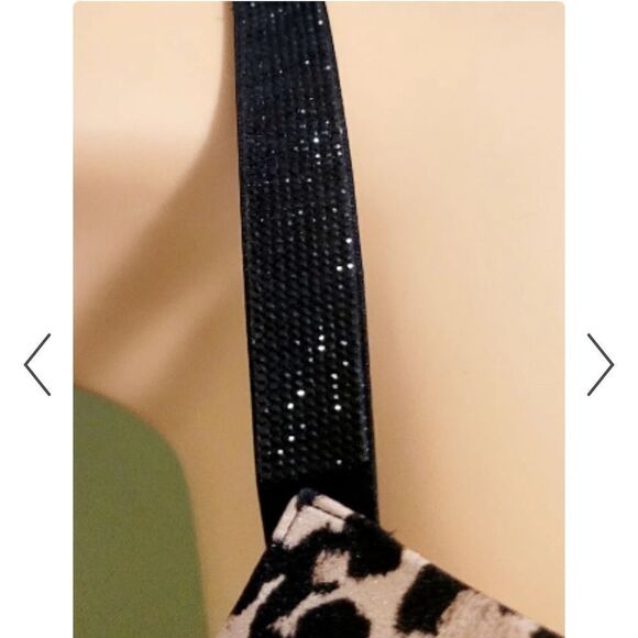 Victorias Secret Swim Shine Bling Strap Bombshell Add-2-Cups Push Up Bikini top - Picture 3 of 6